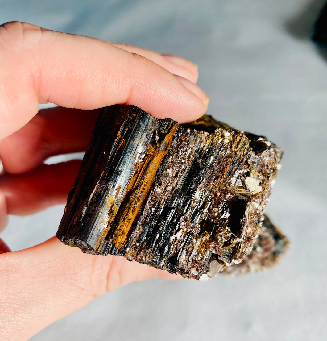 Black Tourmaline + Mica