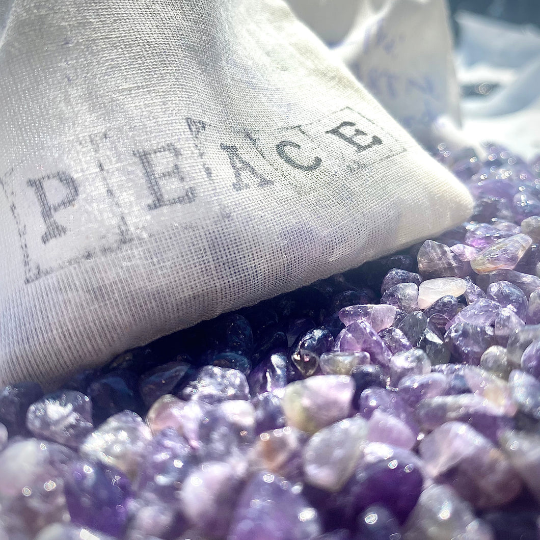 Little bag of Peace - Amethyst Magic Bag